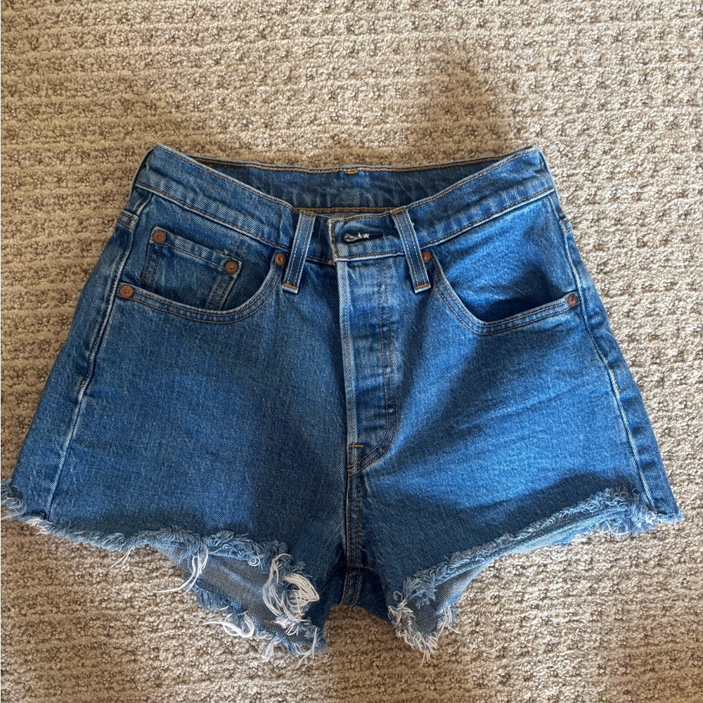 Levi's Women's Blue Jean Shorts